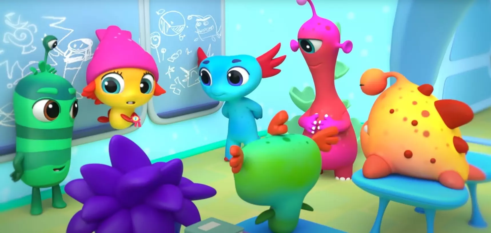 Moriki Doriki - анимационный мультсериал о приключениях школьных друзей в подводном мире