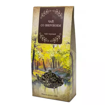 Чай черный со зверобоем и душицей, 100 г