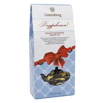 Чай чёрный Поздравляем, 100 г