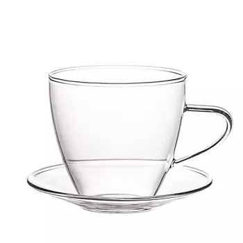 Чайная пара "Стеклянный бутон", 200 мл