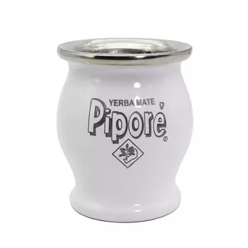 Калабас Pipore металлический, белый