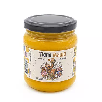 Крем-мёд Папа Миша Мандарин, 300 г