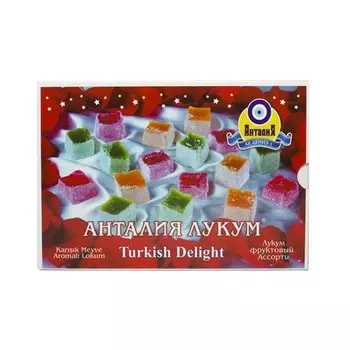 Лукум "Фруктовый" ассорти, 250 г