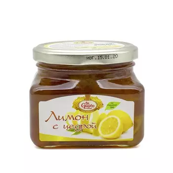 Варенье из лимона с цедрой Te-Gusto, 430 г