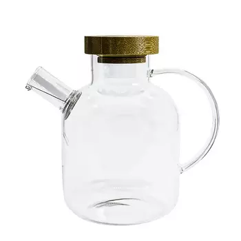Заварочный чайник "Бочонок" из жаропрочного стекла, 600 мл