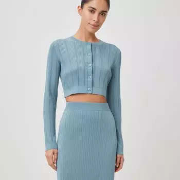 Кардиган из ажурного трикотажа 12 STOREEZ