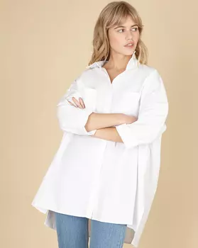 Рубашка с карманами One size
