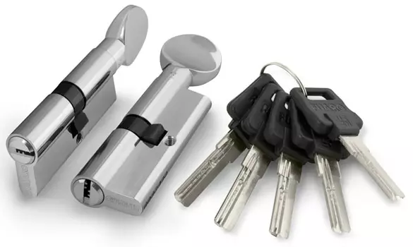 Цилиндровый механизм с вертушкой D502/80 mm (40+10+30)