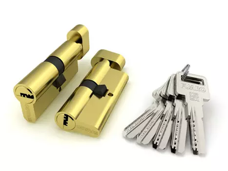 Цилиндровый механизм с вертушкой R602/100 mm (45+10+45)