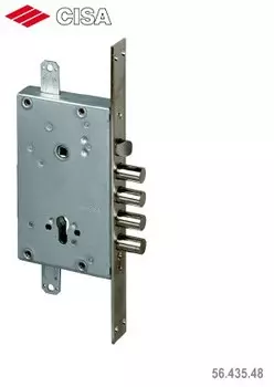 Корпус врезного замка с защёлкой LOGO LINE 56.435.48