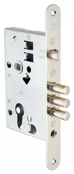 Корпус врезного замка с защёлкой ЗВ 4-3/55