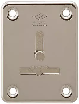 Накладка на сувальдный замок со шторкой 06.081.01.12