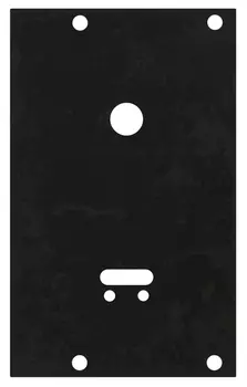 Пластина защитная для замков сувальдных