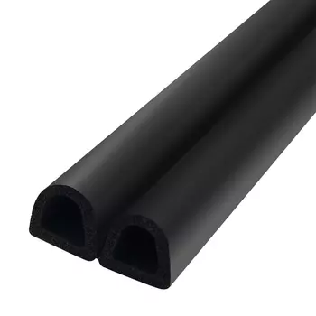 Самоклеящийся уплотнитель, профиль D-LIST 14x12 мм, бобина 150 м