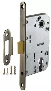 Замок межкомнатный под цилиндр PLASTIC P85C-50