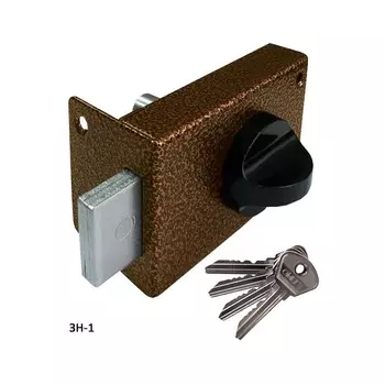 Замок накладной цилиндровый ЗН1