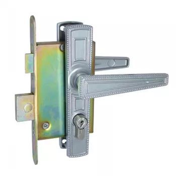 Замок врезной цилиндровый с защёлкой ЗВ4-3.01, 4 кл.