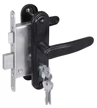 Замок врезной цилиндровый с защёлкой ЗВ4-3.03, 4 кл.