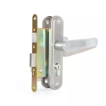 Замок врезной цилиндровый с защёлкой ЗВ4-3.03, 4 кл.