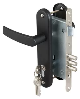 Замок врезной цилиндровый с защёлкой ЗВ4-3, 5 кл.