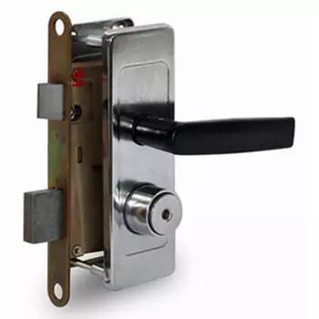 Замок врезной цилиндровый с защёлкой ЗВ4Д, 3 кл.