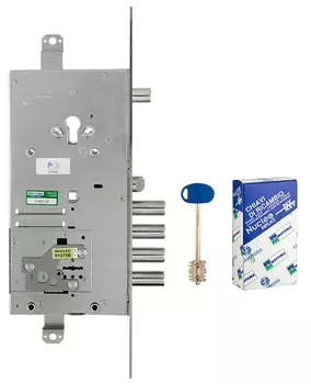 Замок врезной двухсистемный 54.J939M-D MyKey