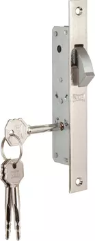 Замок врезной крестообразный узкопрофильный 201F 3 кл.