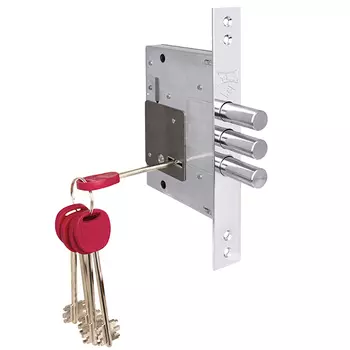 Замок врезной сувальдный 257/L