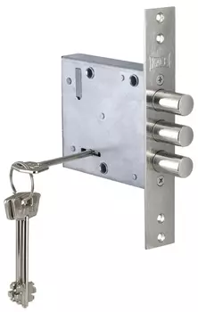 Замок врезной сувальдный 447/L