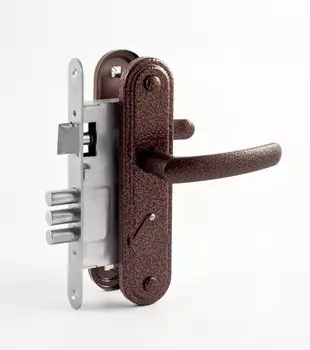 Замок врезной сувальдный с защёлкой ЗВ9.1-02, 3 кл.