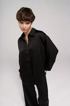 Блуза из струящейся ткани