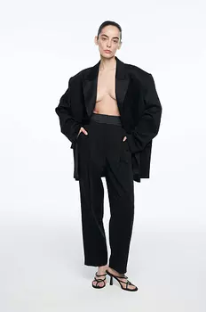 Брюки с высокой посадкой