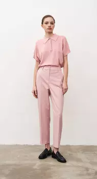 Брюки с высокой посадкой