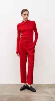 Брюки с высокой посадкой