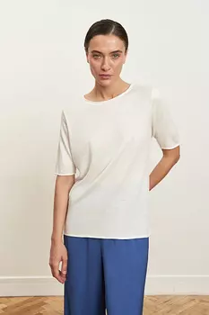 Футболка из кашемира и шерсти