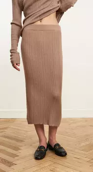 Юбка фактурной вязки