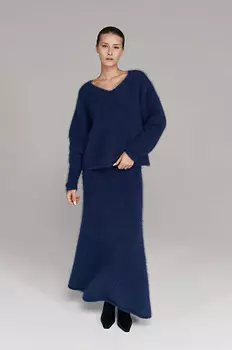 Юбка-макси из ангоры