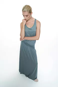 Юбка-макси из трикотажа