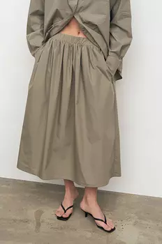 Юбка-миди из хлопка