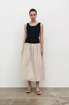 Юбка-миди из хлопка