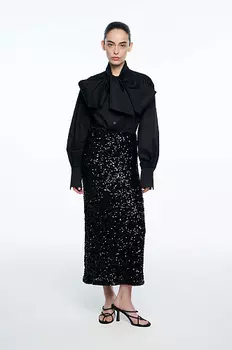 Юбка-миди из пайеток