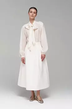 Юбка-миди со складками