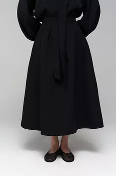 Юбка-миди со складками