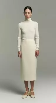 Юбка миди зауженная