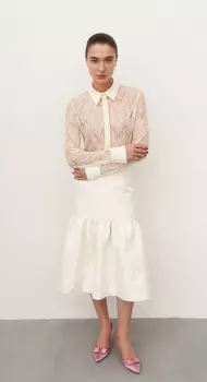 Юбка с воланом