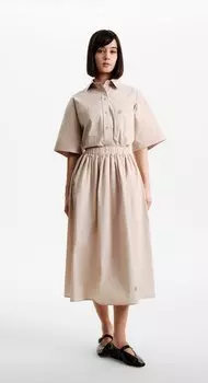 Юбка со сборкой по талии