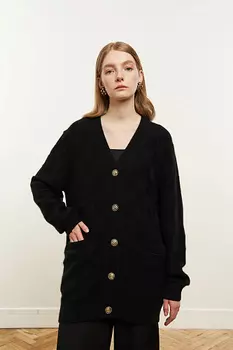 Кардиган с фактурной вязкой