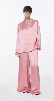 Костюм: блуза и брюки из шелка