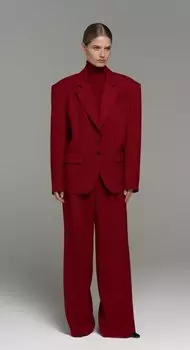 Костюм: жакет и брюки-палаццо