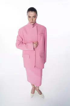 Костюм: жакет-пальто и юбка